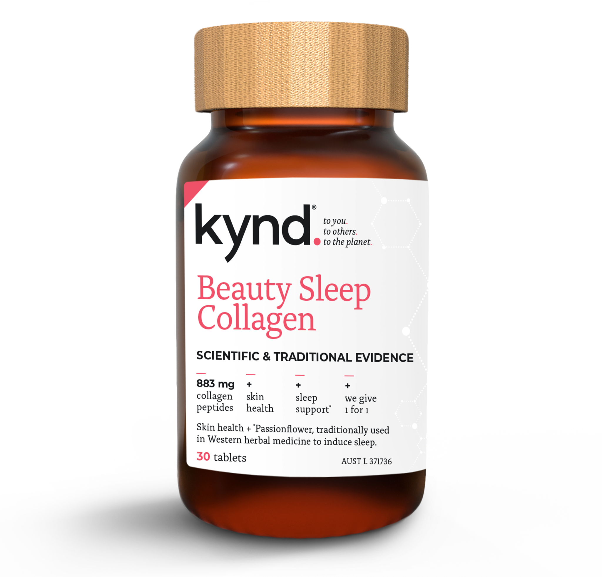 Kynd Beauty Sleep Collagen | Supplement | Scientific & Traditional Evidence - Skin Health, Sleep Support